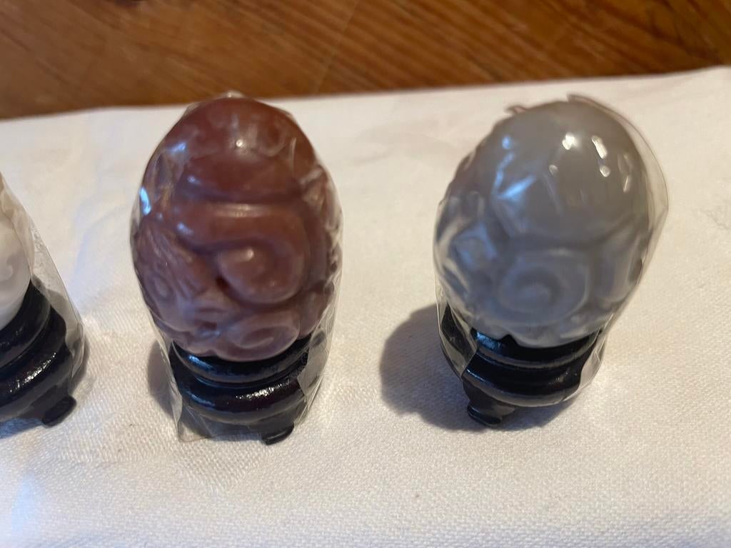 Ei carved, Sieraden, Tassen en Uiterlijk, Edelstenen, Ophalen of Verzenden, Zo goed als nieuw