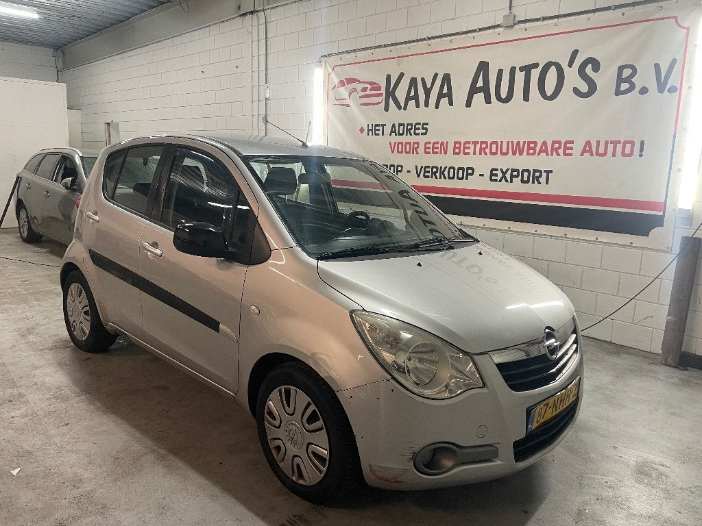 Opel Agila 1.0 12V LPG 2010 Grijs, Auto's, 15 km/l, 1011 kg, 996 cc, Origineel Nederlands