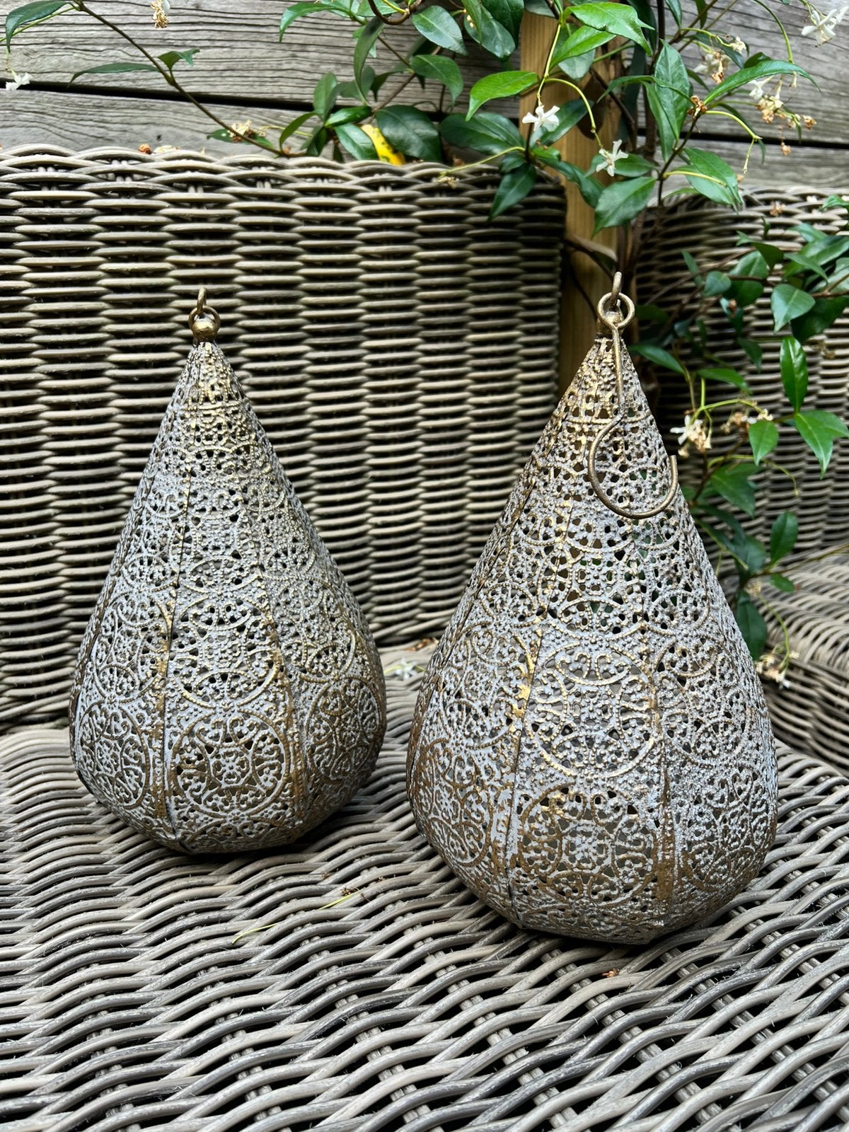 Metalen gouden oosterse kandelaar windlicht goudkleur deco, Huis en Inrichting, Woonaccessoires | Kandelaars en Kaarsen, Ophalen