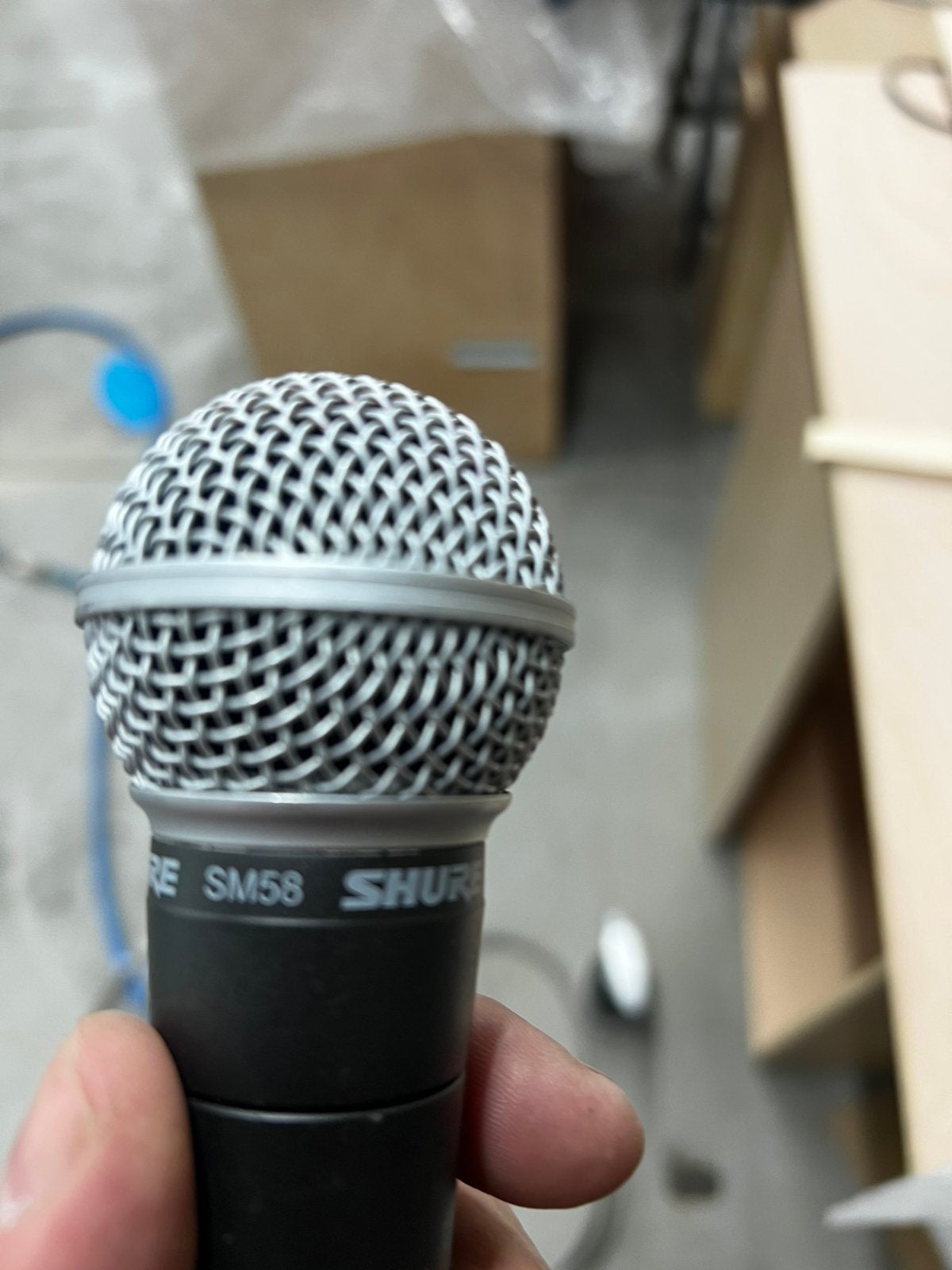 Shure SM 58 dynamische zangmicrofoon, Muziek en Instrumenten, Ophalen, Zo goed als nieuw, Zangmicrofoon