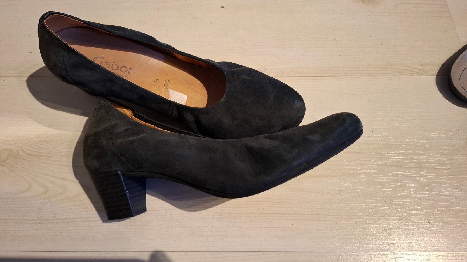 Gabor Comfort suède pumps - Maat 39.5, Pumps, Blauw, Gabor, Ophalen of Verzenden