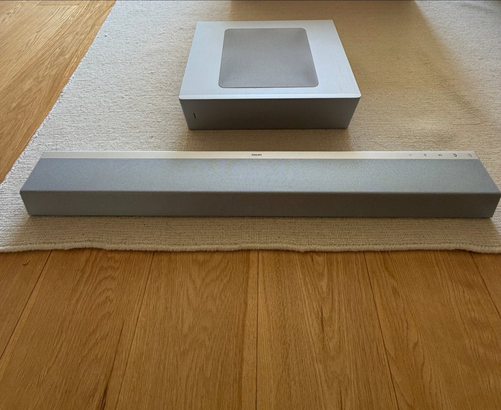 Philips TAB8505 Dolby Atmos Soundbar + Subwoofer, Ophalen, Philips, Soundbar, 70 watt of meer
