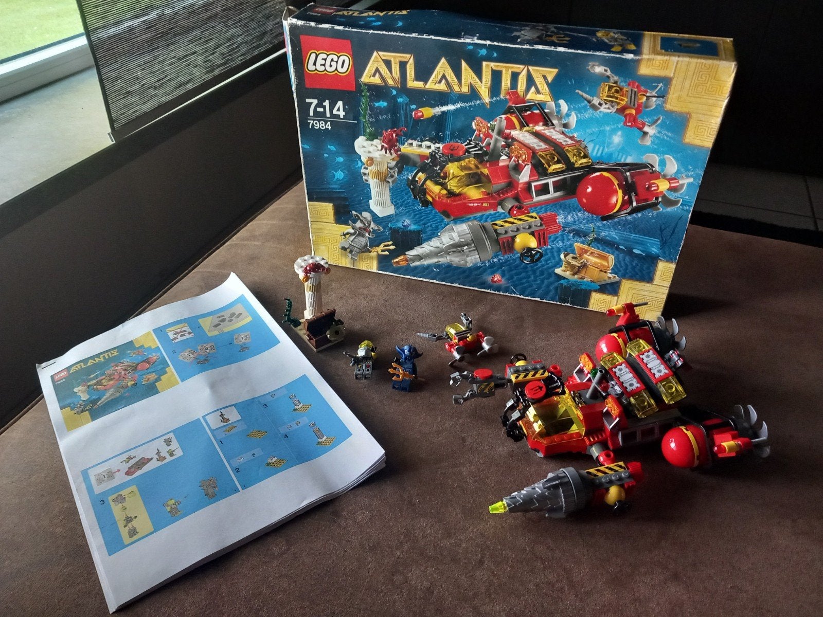 Lego Atlantis 7984: diepzeegraver, Overige thema's, Lego, Aastvej 1, 7190 Billund, Denmark, Ophalen of Verzenden