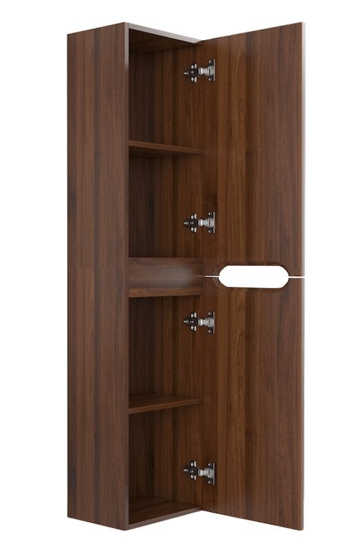 NIEUW! Kolomkast, walnoot, Stijlvol, geribbeld, Grona 140, Huis en Inrichting, Woonaccessoires | Overige, Ophalen of Verzenden