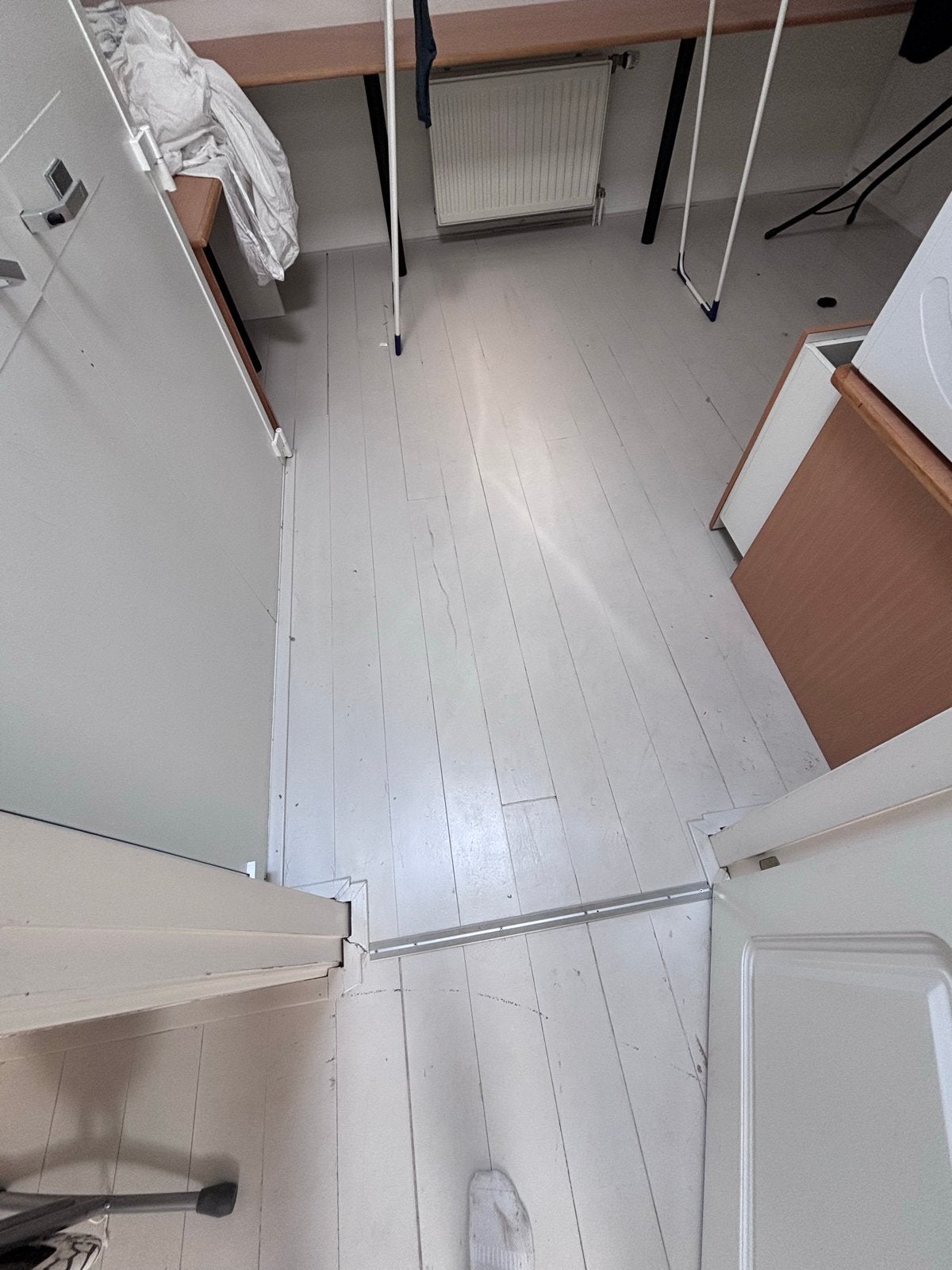 Ca100m2 Rustiek Grenen Parket (50m2 wit, 50m2 naturel), Gebruikt, 10 m² of meer, 10 tot 30 cm, Hout