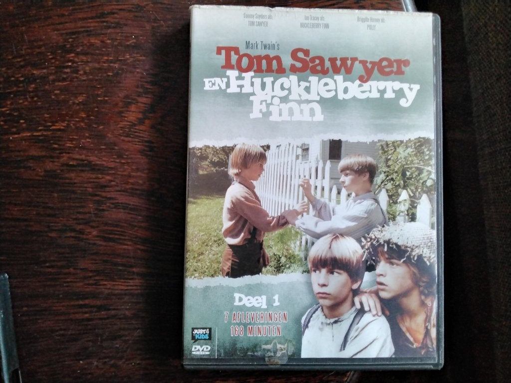 Tom sawyer en huckleberry finn deel 1, origineel, Cd's en Dvd's, Avontuur, Alle leeftijden, Ophalen of Verzenden, Zo goed als nieuw