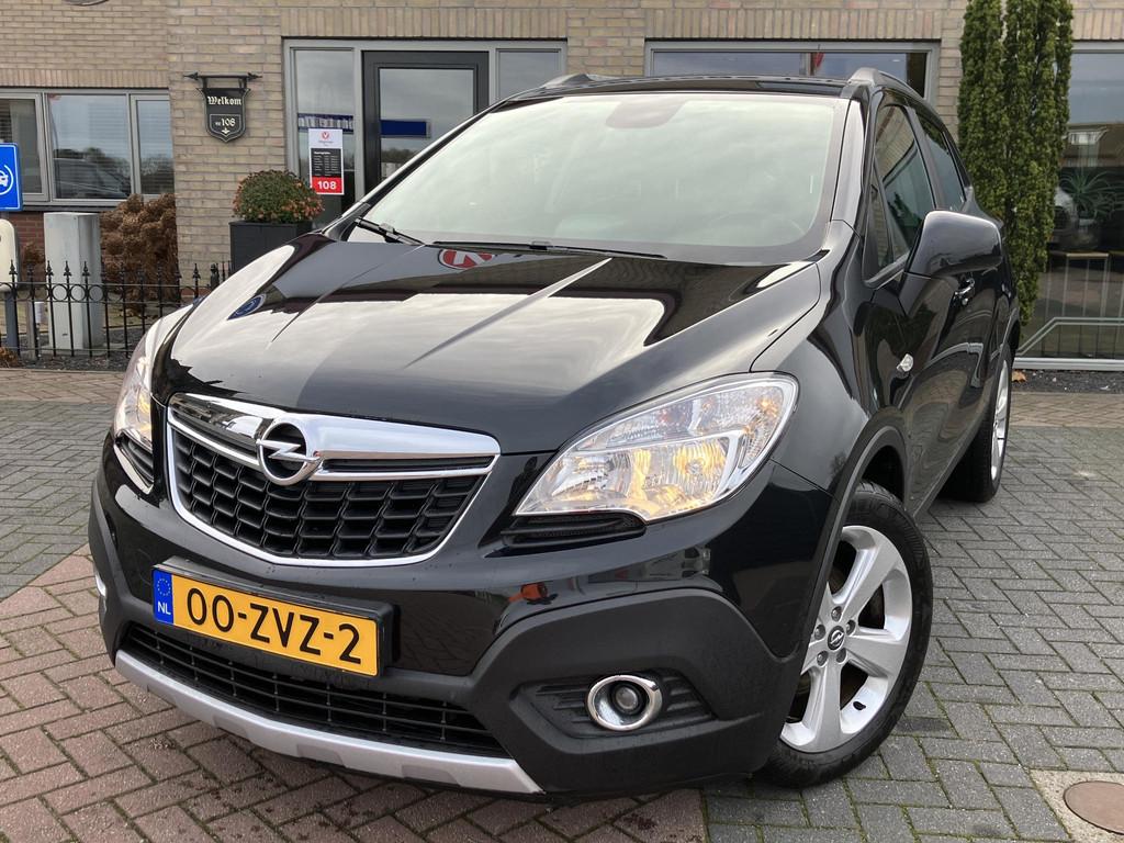 Opel Mokka 1.6 Edition | Trekhaak | Navi | NAP | 2e eigenaar, Voorwielaandrijving, Euro 5, Gebruikt, Zwart
