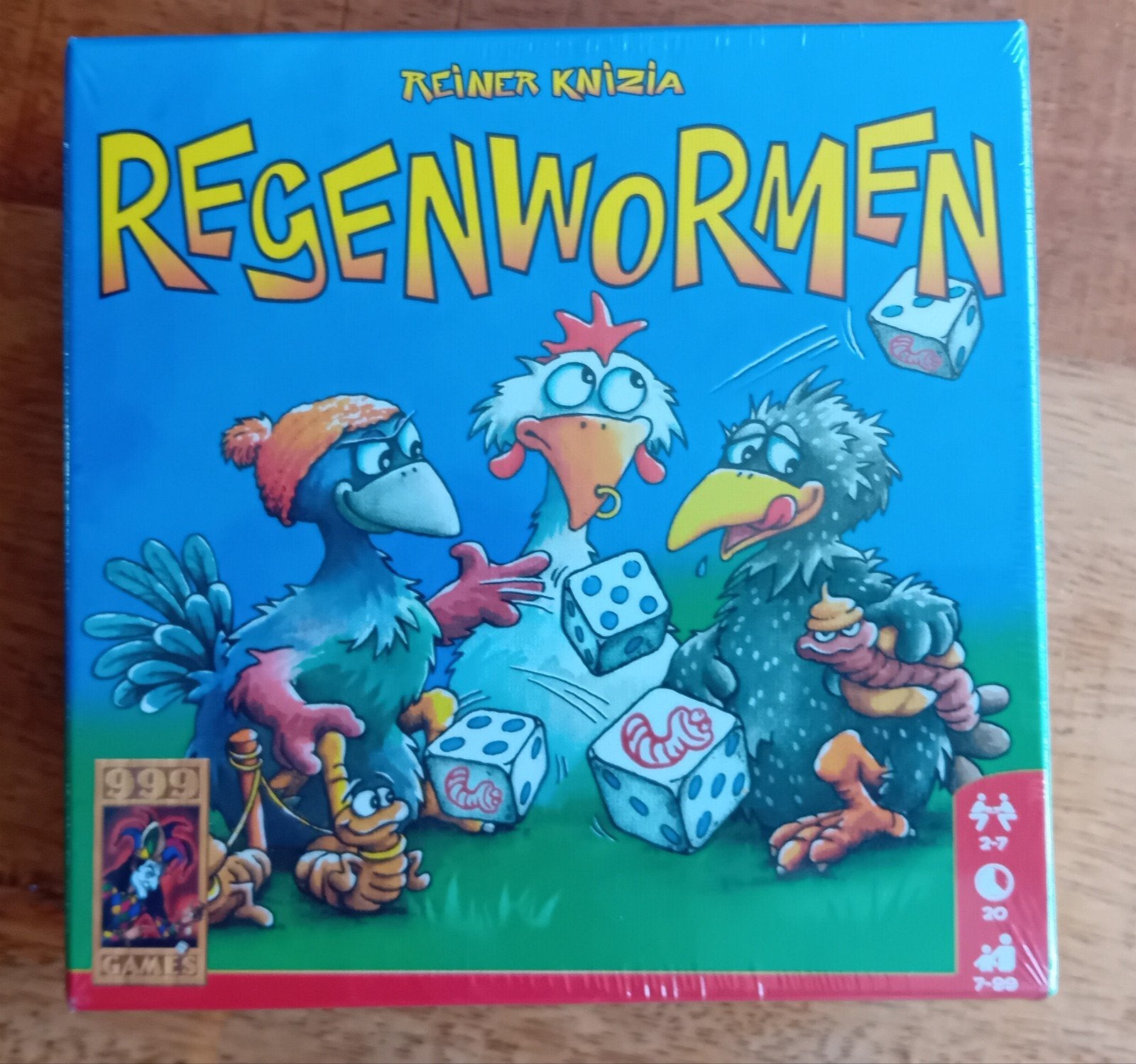 Regenwormen dobbelspel (999 Games), Hobby en Vrije tijd, Gezelschapsspellen | Bordspellen, Ophalen, Nieuw
