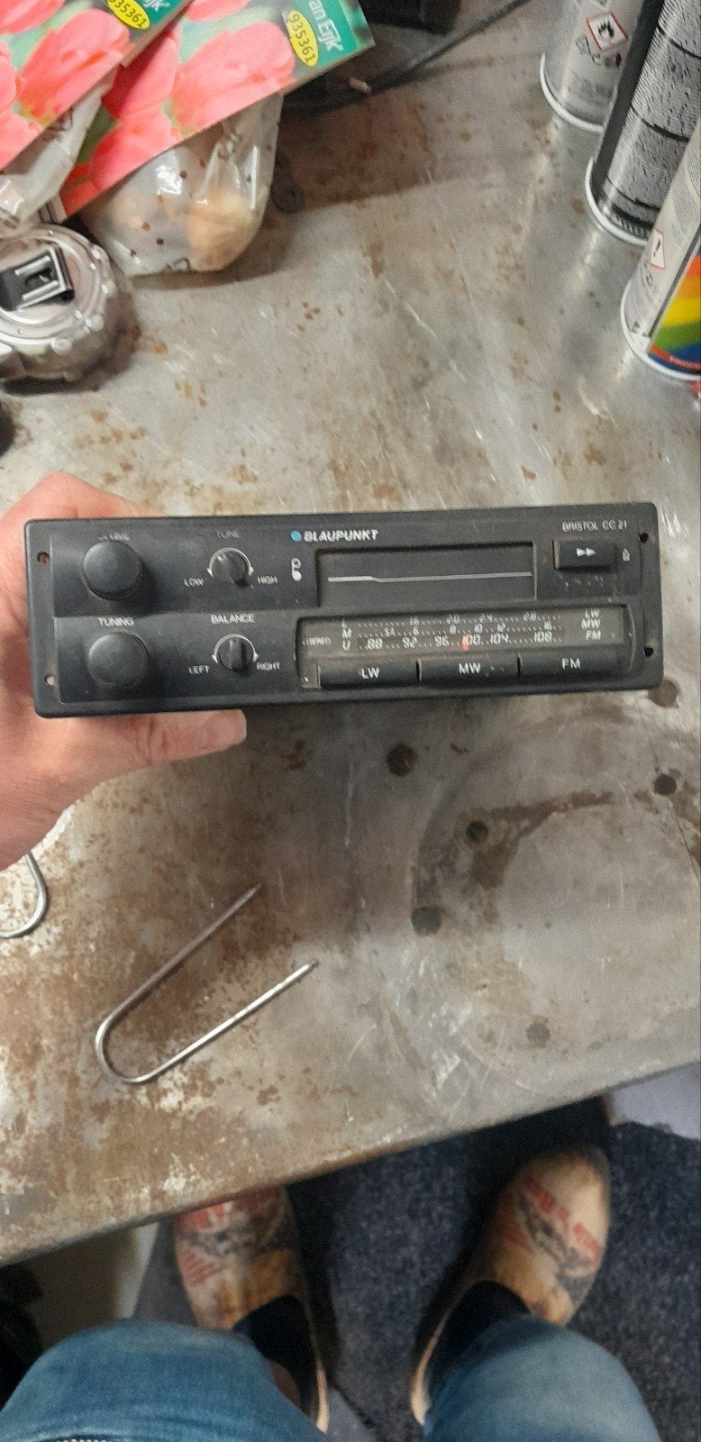 Blaupunkt Bristol CC 21 autoradio, Auto diversen, Ophalen of Verzenden, Gebruikt