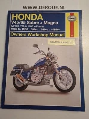 MANUAL BOOK 1 HAYNES OWNERS WORKSHOP MANUAL HONDA V45/65, Ophalen of Verzenden, Gelezen, Onbekend, Merk of Model