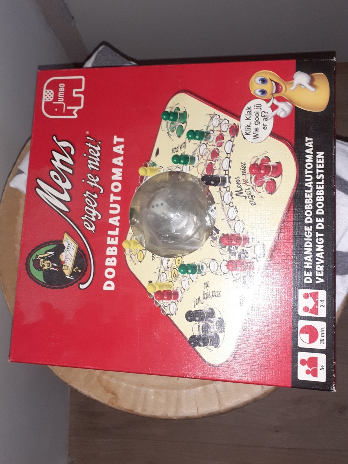 mens erg je niet spel met meerde dubbel steentjes, Ophalen