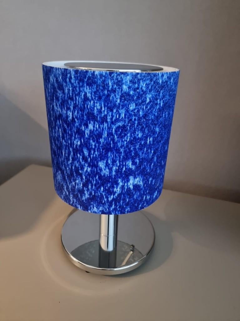 Tafellamp Blauw (NIEUW), Ophalen of Verzenden, Nieuw, Metaal, Minder dan 50 cm