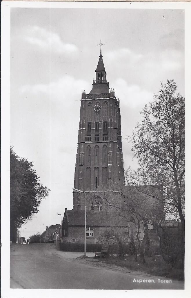 Asperen toren oude ongelopen ansichtkaart ( 7950 ), Verzamelen, Ansichtkaarten | Nederland, Ophalen of Verzenden, 1980 tot heden