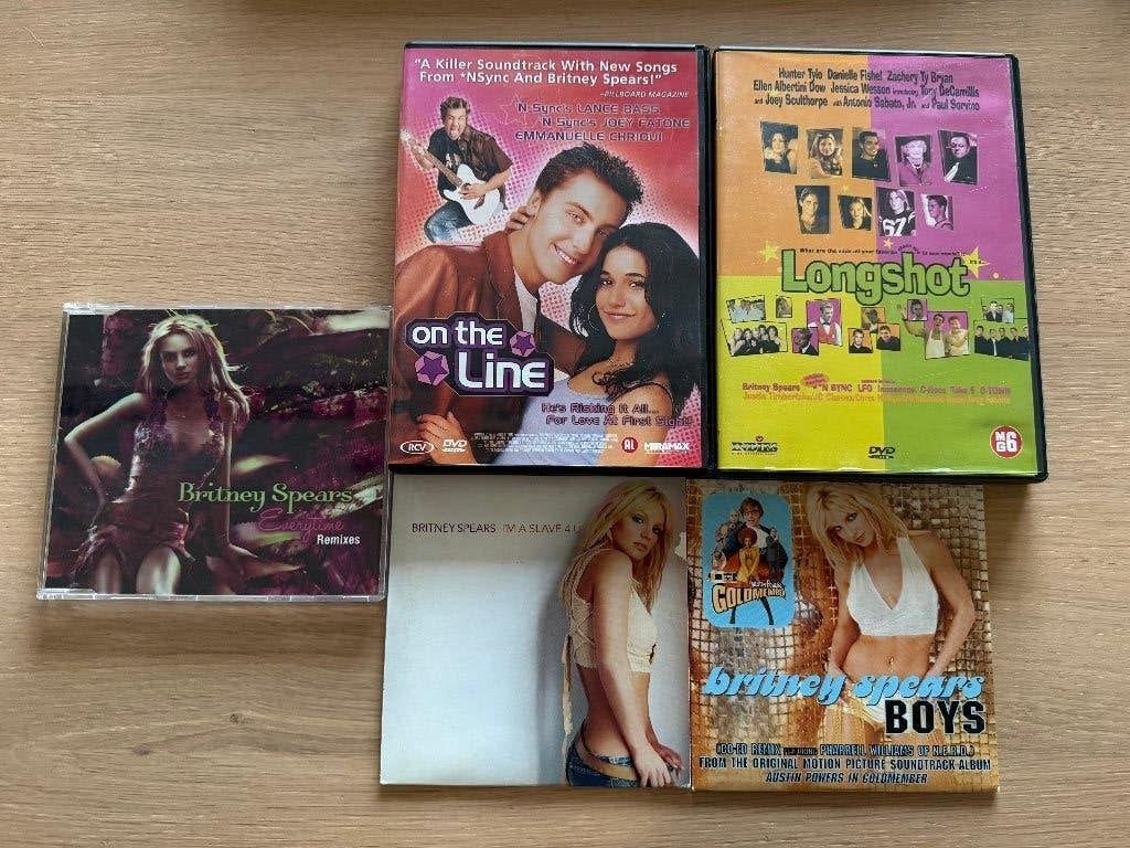 Britney Spears 3x Single 2x DVD Everytime, Boys, Slave, Ophalen of Verzenden, Gebruikt, Pop, Single