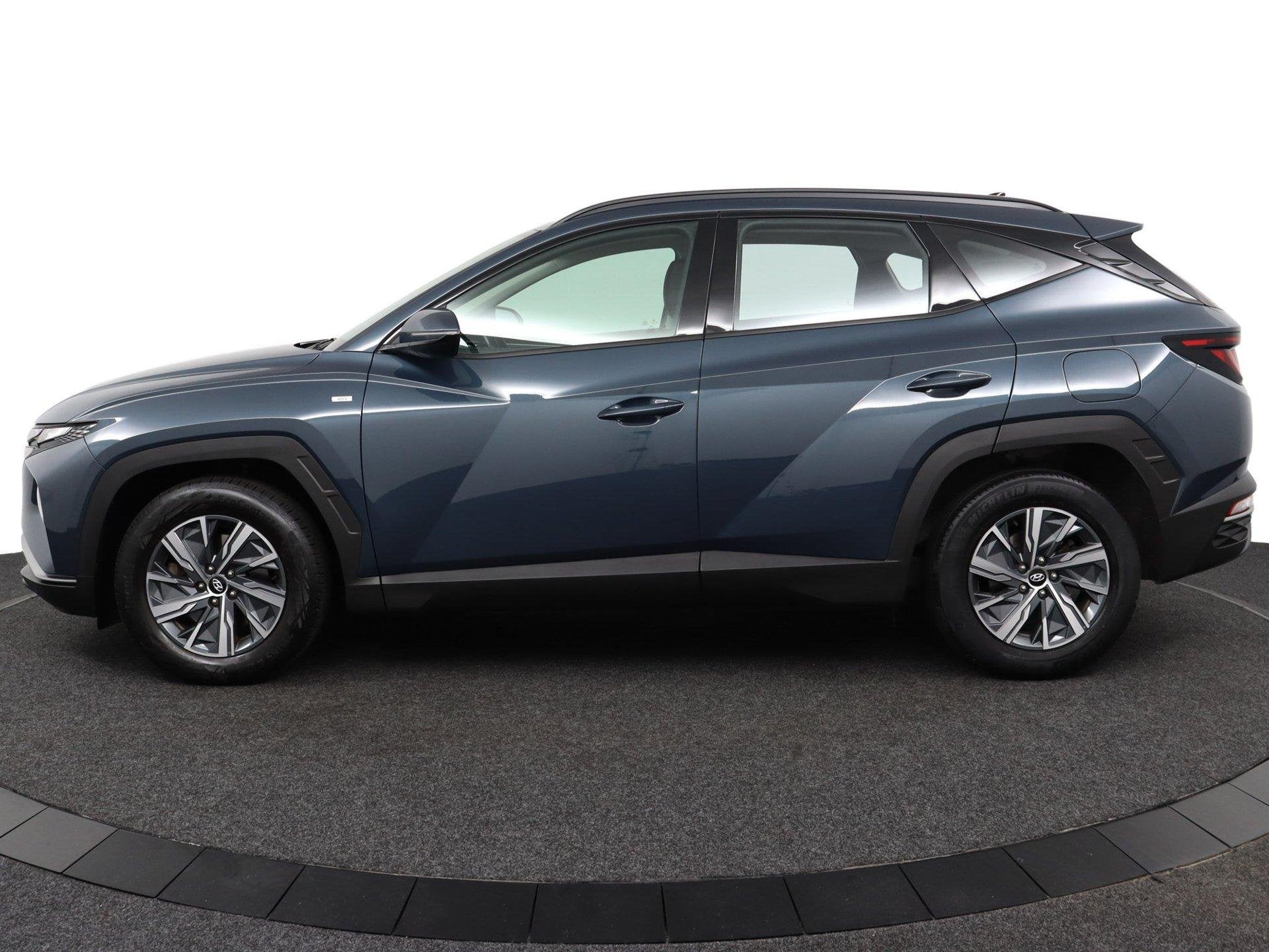 Hyundai Tucson 1.6 T-GDI MHEV i-Motion | Apple Carplay/Andro, Auto's, Gebruikt, Euro 6, 4 cilinders, Blauw