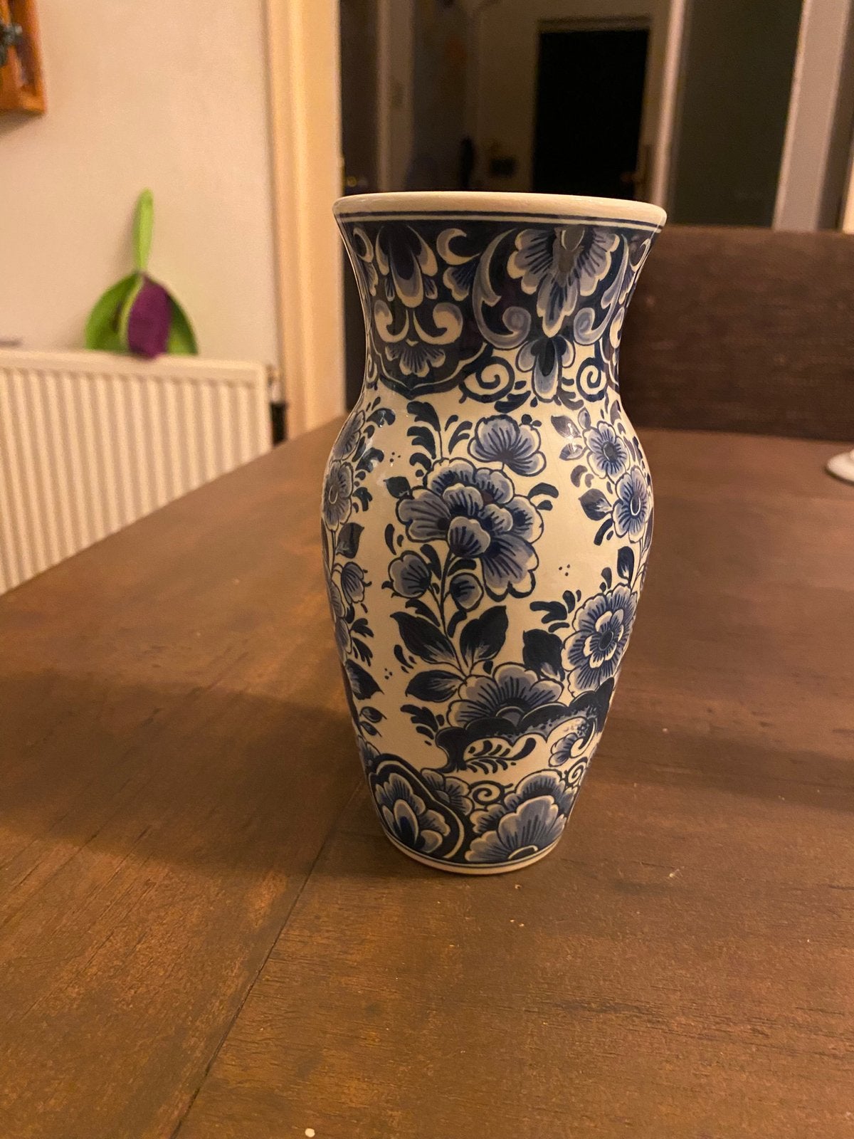 Oud Delfts Blauw Vaasje met Certificaat, Ophalen of Verzenden