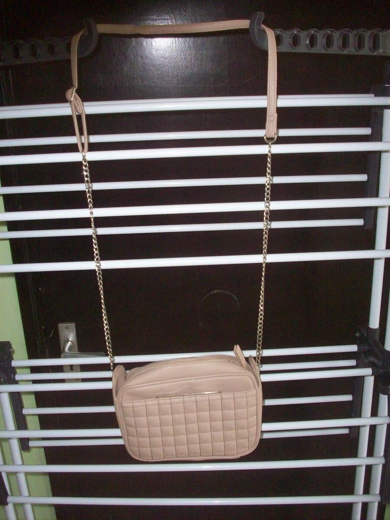Damens schouder tas ., Ophalen, Zo goed als nieuw, Beige, Schoudertasje