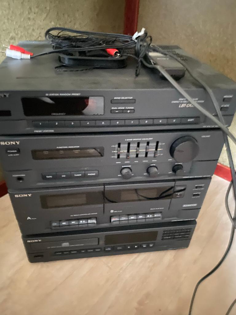 Sony LBT-D105 Hifi Set met CD-speler, Cassettedeck, Tuner, Audio, Tv en Foto, Stereo-sets, Gebruikt, Cassettedeck, Sony, Losse componenten