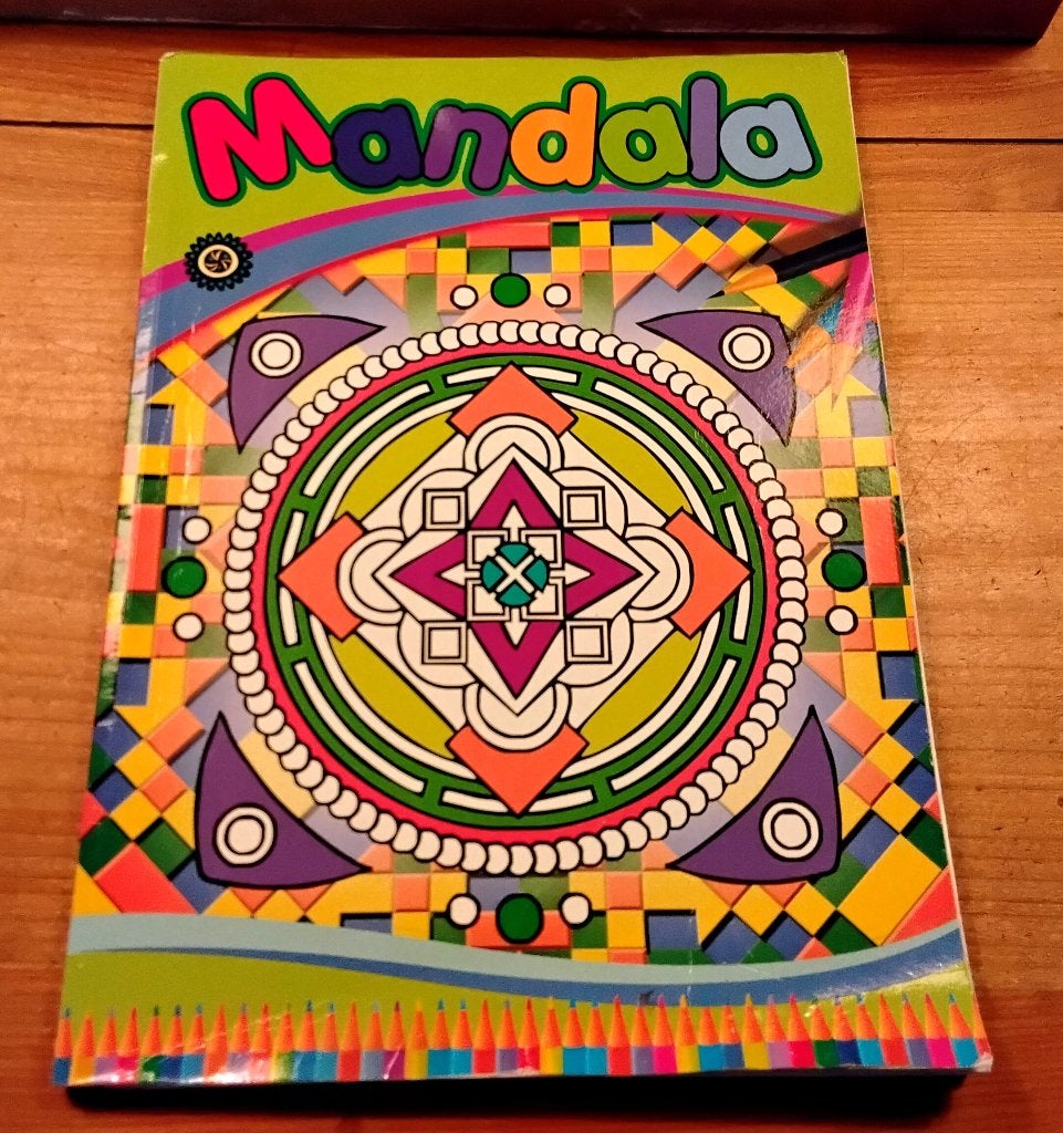 Mandala kleurboek - (paar gemaakt), Ophalen of Verzenden, Gebruikt, Overige typen
