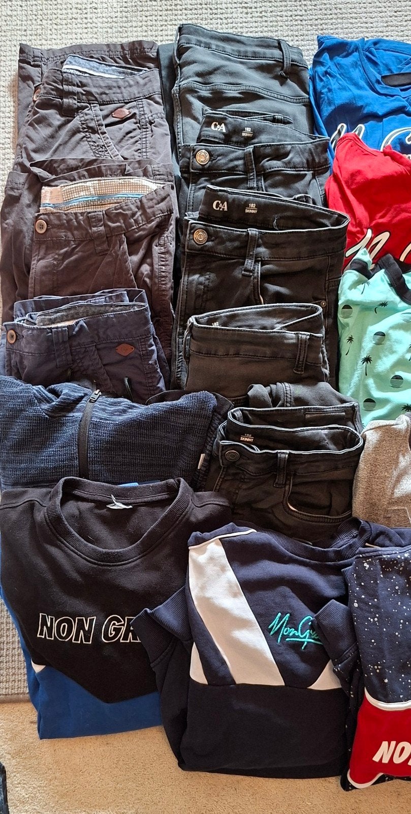 Jongens kledingpakket maat 182/S - Diverse merken., Ophalen of Verzenden, Gebruikt, Overige maten