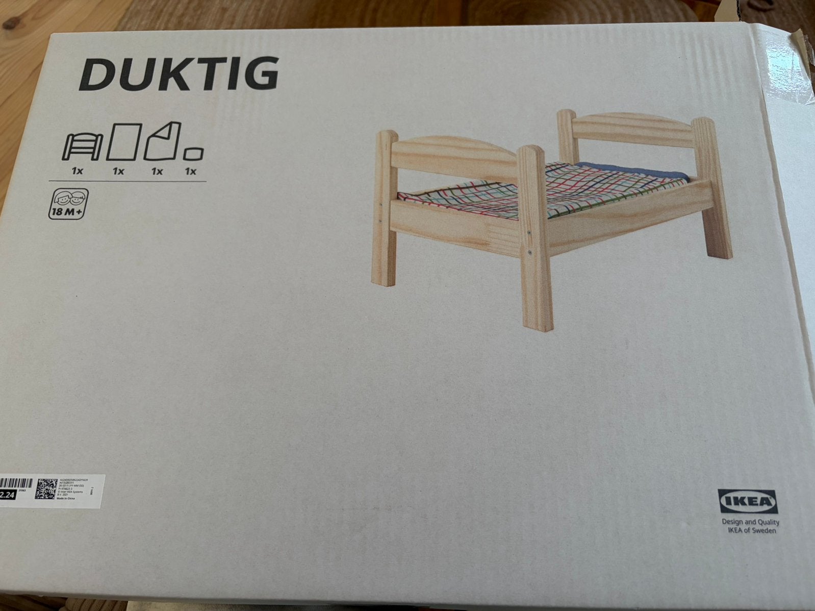 Duktig ikea poppenbed, Kinderen en Baby's, Speelgoed | Poppen, Ophalen of Verzenden, Nieuw, Overige typen