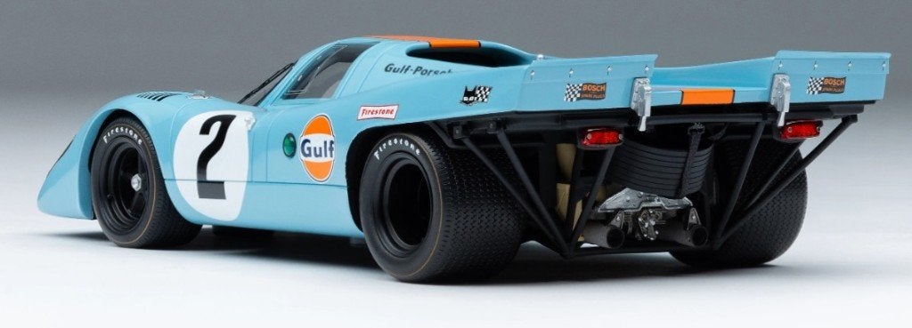 Porsche 917K #2 Gulf Daytona 1970 Blauw 1:18 van Amalgam, Hobby en Vrije tijd, Modelauto's | 1:18, Ophalen of Verzenden, Nieuw