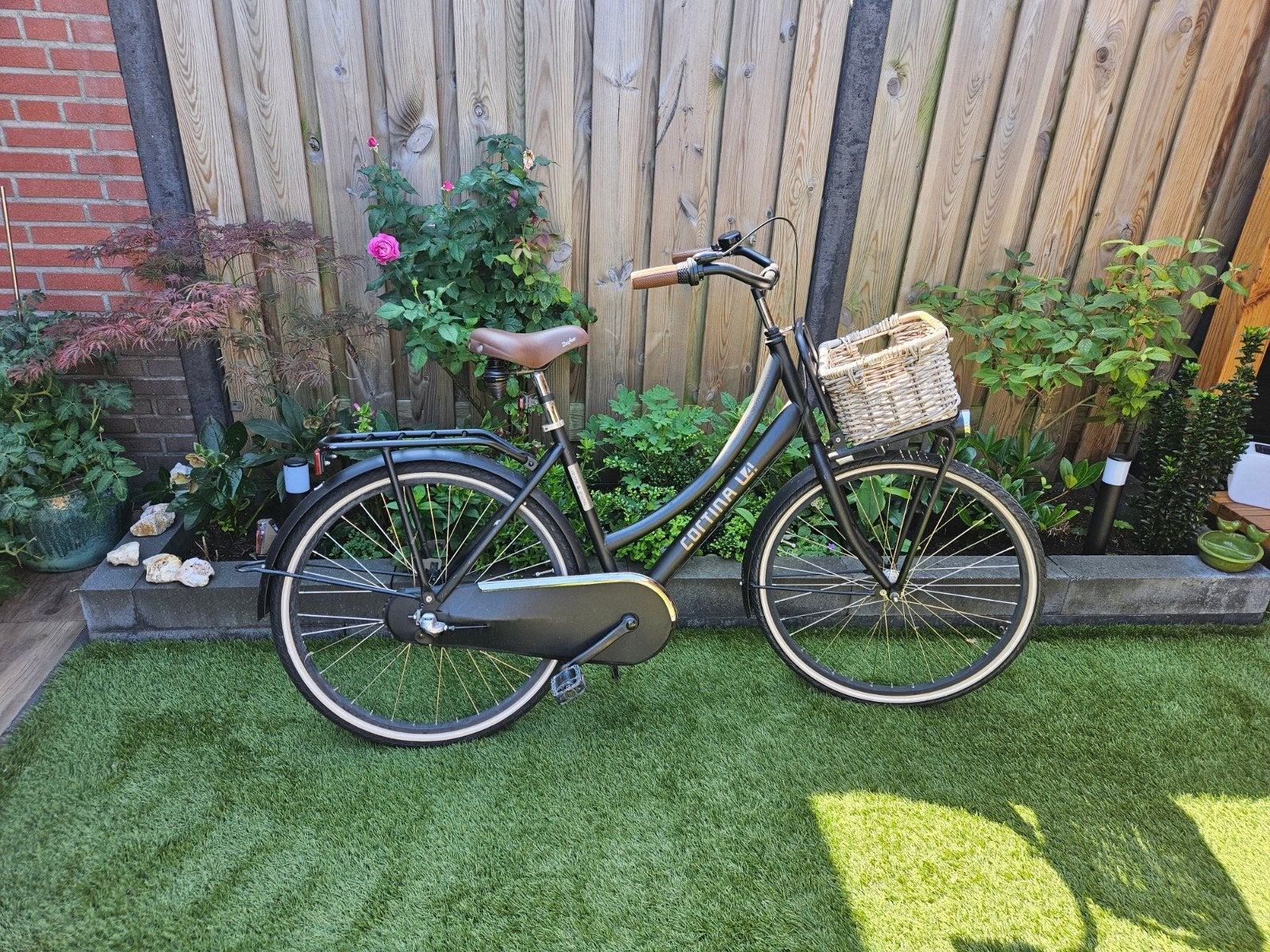 Cortina U4 Transportfiets 26 inch, framehoogte 47 cm, Overige merken, Terugtraprem, Gebruikt, 47 tot 50 cm