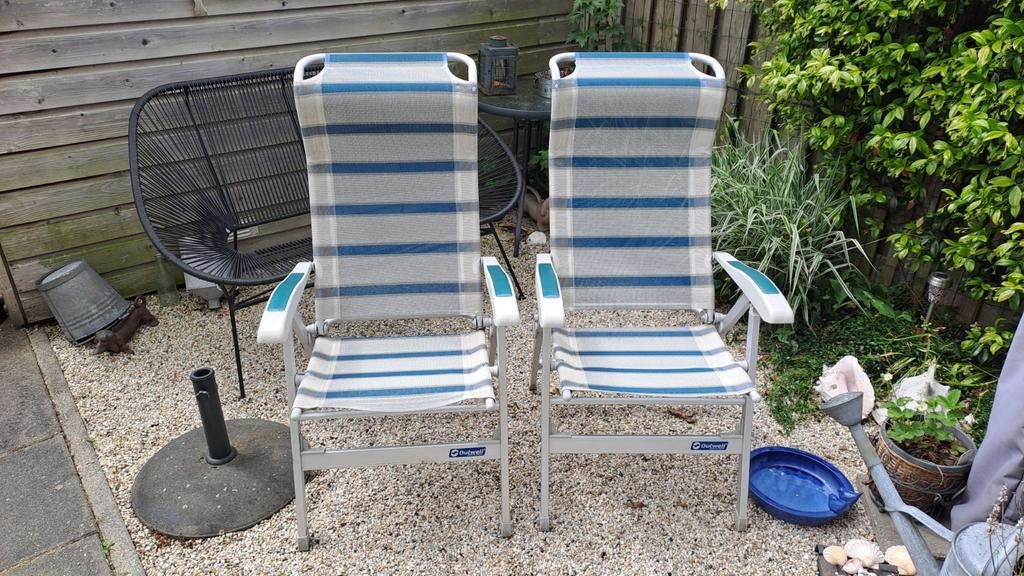 Outwell camping 5-standenstoelen, Ophalen, Gebruikt, Campingstoel