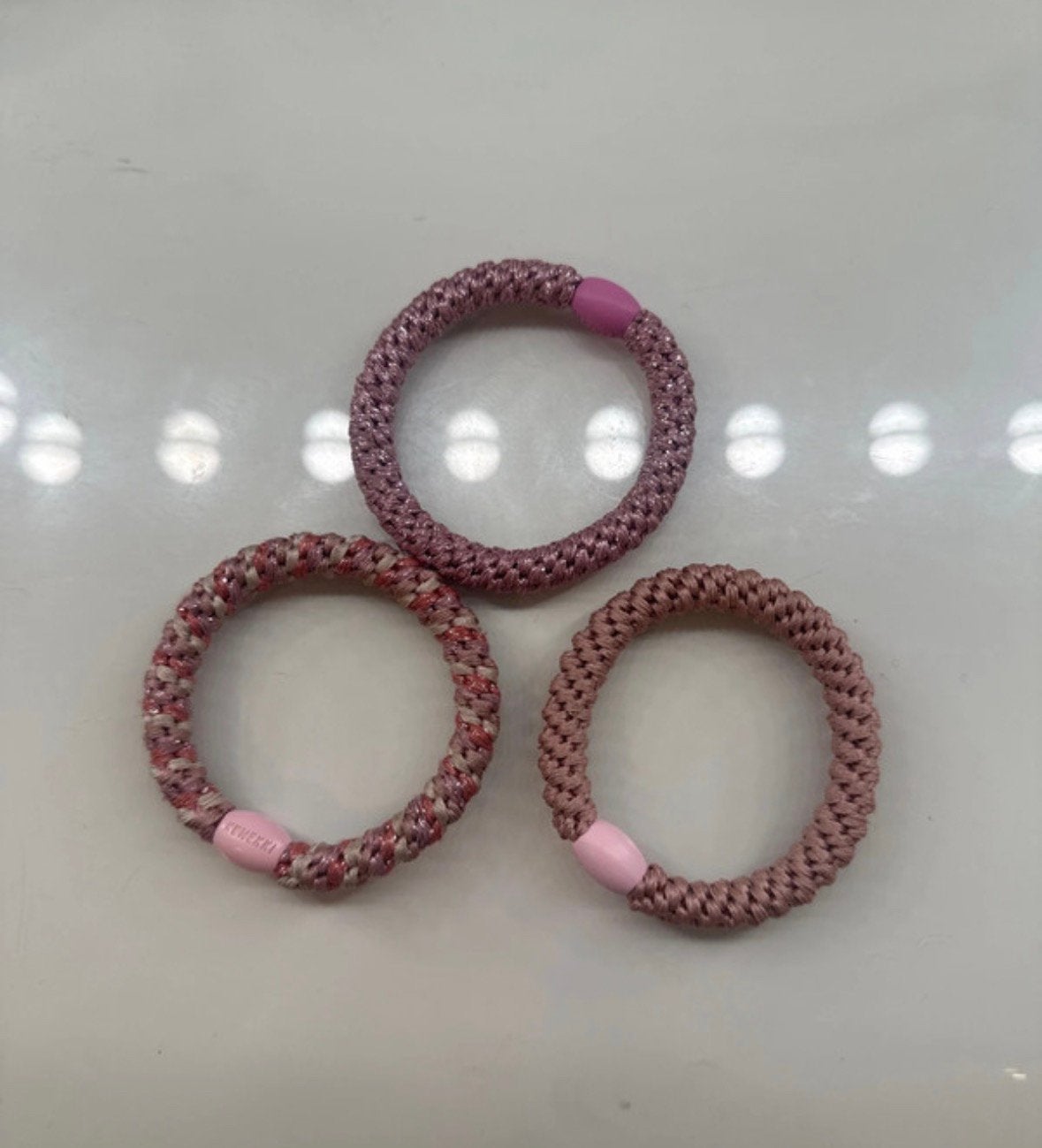 Kknekki setje van 3 licht roze/roze, Ophalen of Verzenden, Zo goed als nieuw, Roze