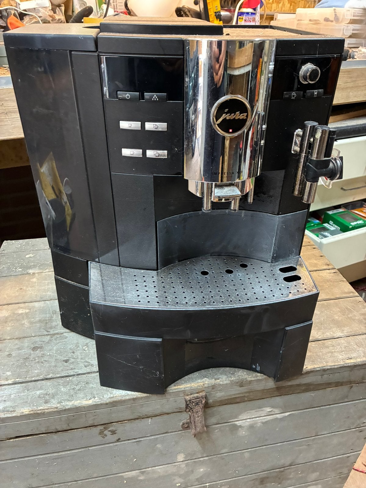 Jura professional met error5, Witgoed en Apparatuur, Koffiezetapparaten, Ophalen, 10 kopjes of meer, Koffiemachine, Niet werkend