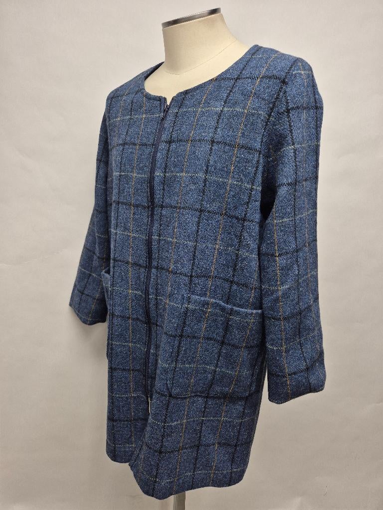 Harris Tweed dames jasje jurk. maat 44, Blauw, Maat 42/44 (L), Ophalen of Verzenden, Zo goed als nieuw