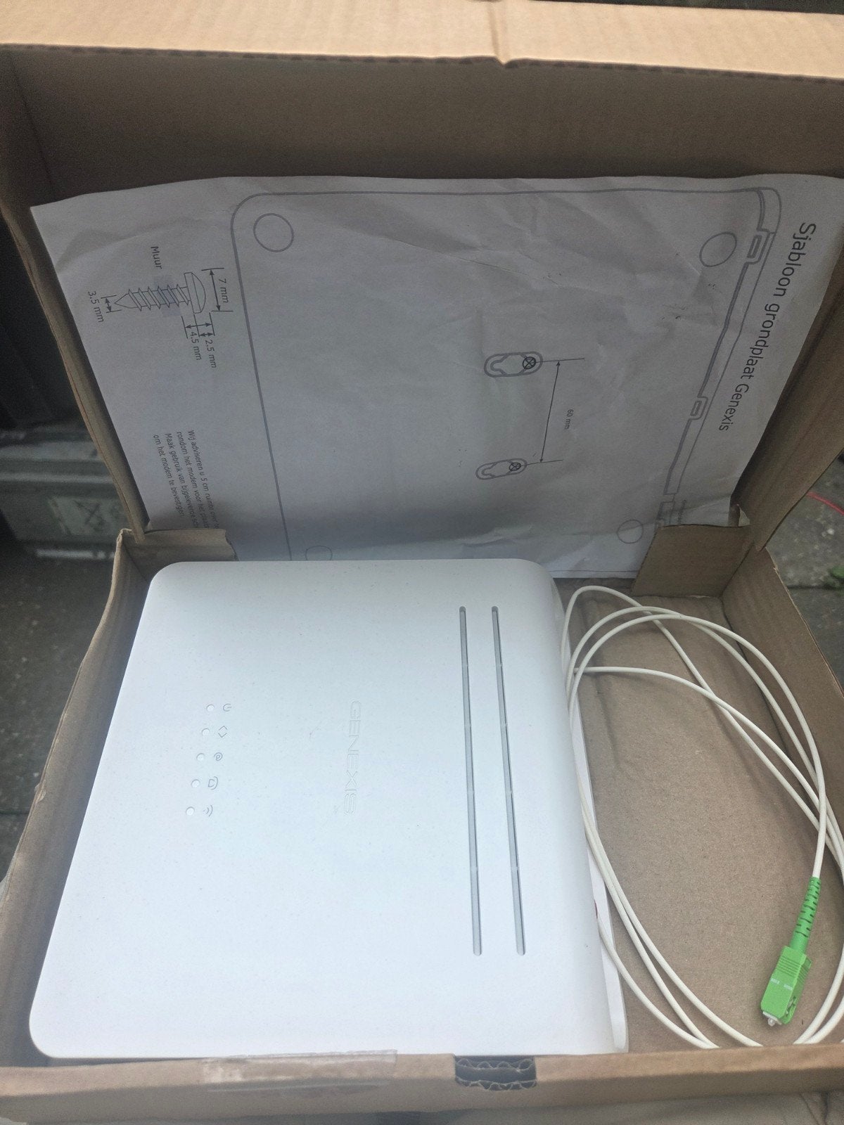 Genexis Platinum-7840 Glasvezel Router/Modem, Ophalen of Verzenden, Zo goed als nieuw, Router met modem, Genexis