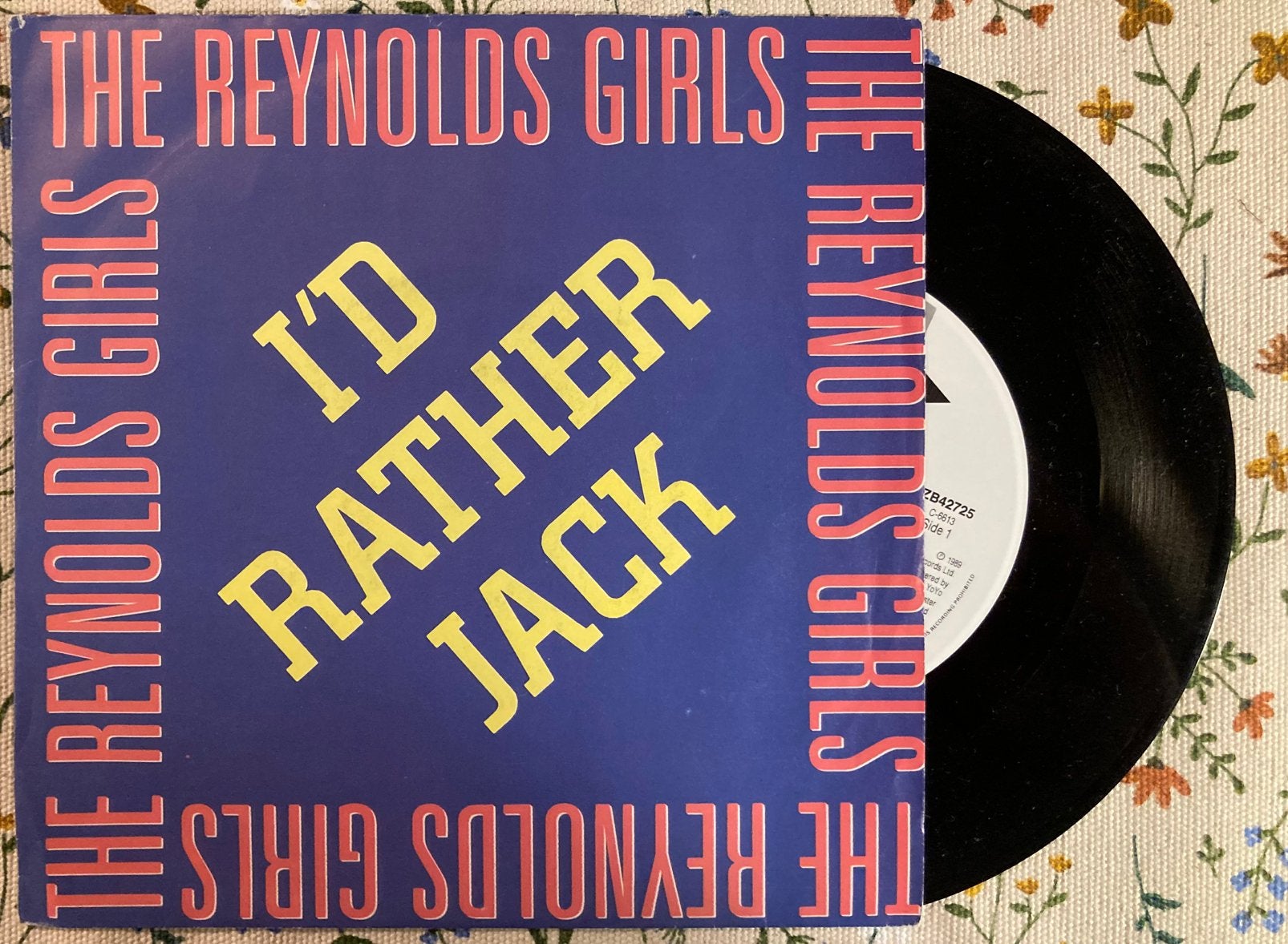 Vinyl single The Reynolds Girls - I’d rather Jack, Gebruikt, 7 inch, Ophalen of Verzenden, Dance en House