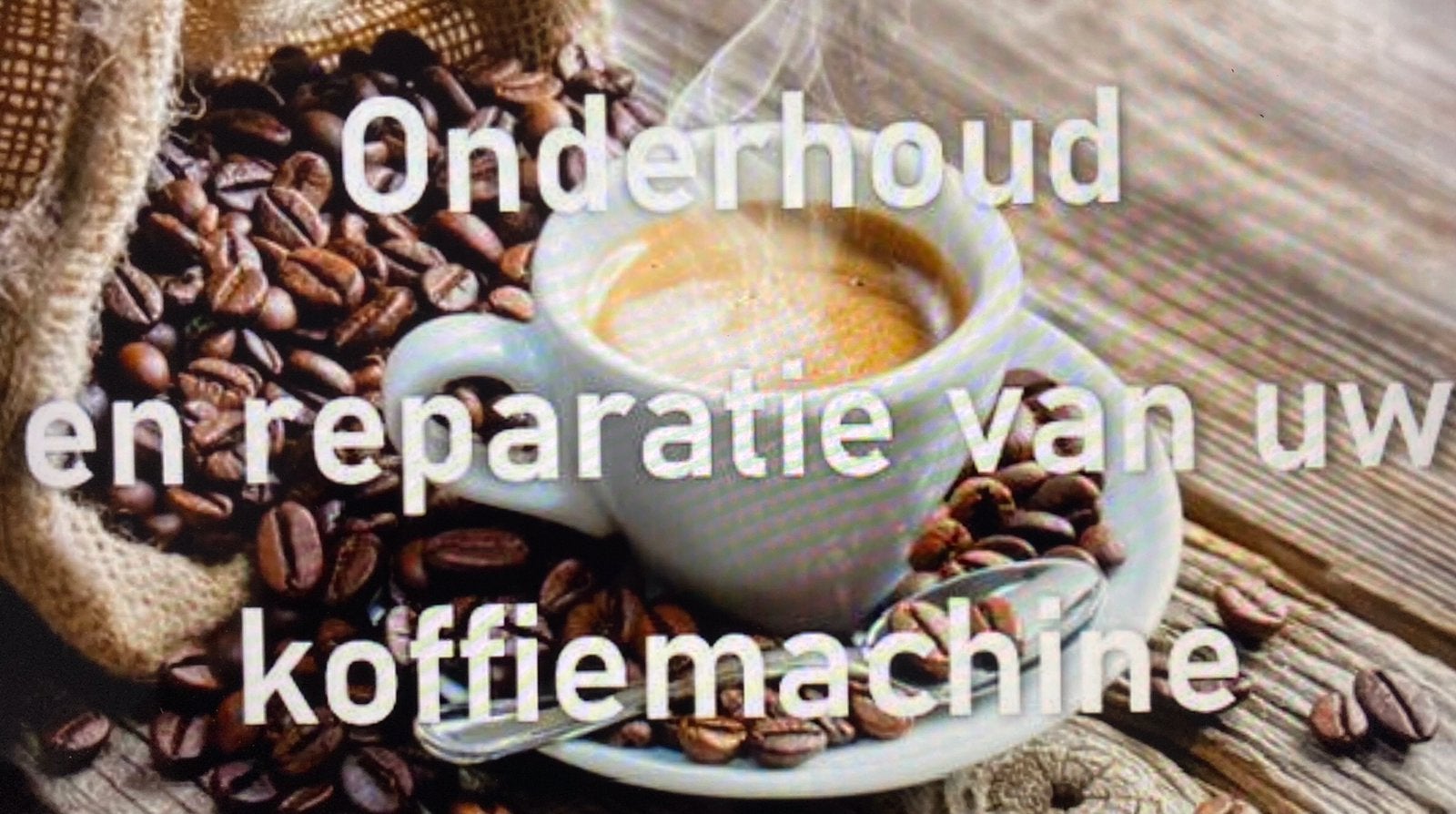 Reparatie koffiemachines, Eén persoon, Cadeaubon