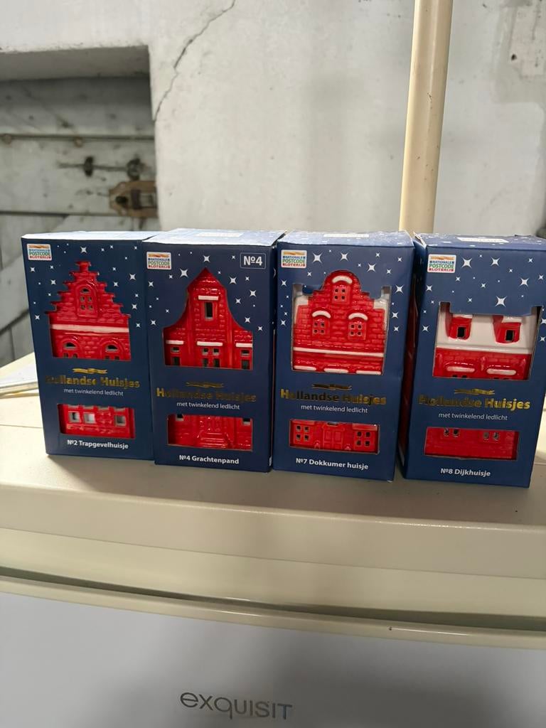 4 Hollandse huisjes nr. 2, 4, 7 en 8, Ophalen, Nieuw, Minder dan 50 cm