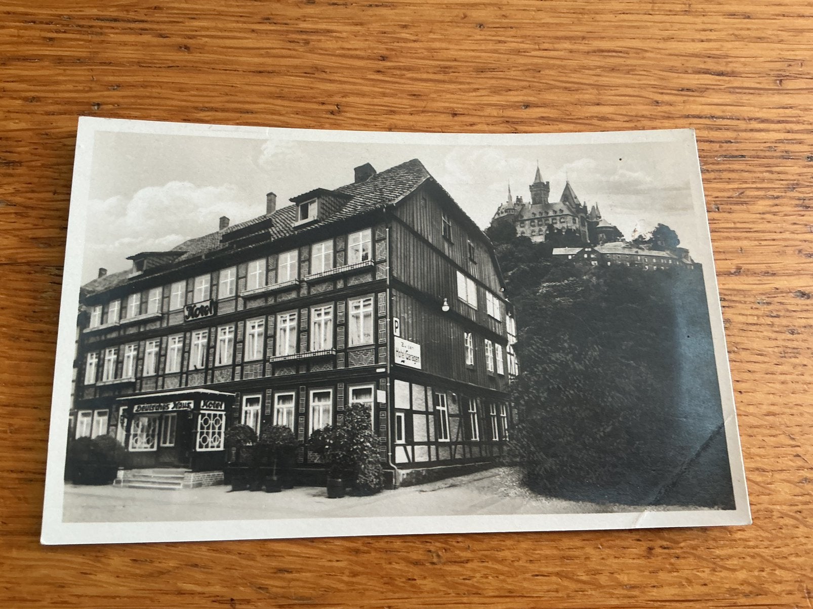 V500 Duitsland Wernigerode Hotel punaisegaatje vouw, Ophalen of Verzenden, Voor 1920, Duitsland