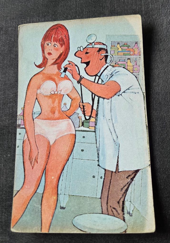 Sexy vrouw in lingerie bij de dokter, Verzenden, Ongelopen, Overige thema's