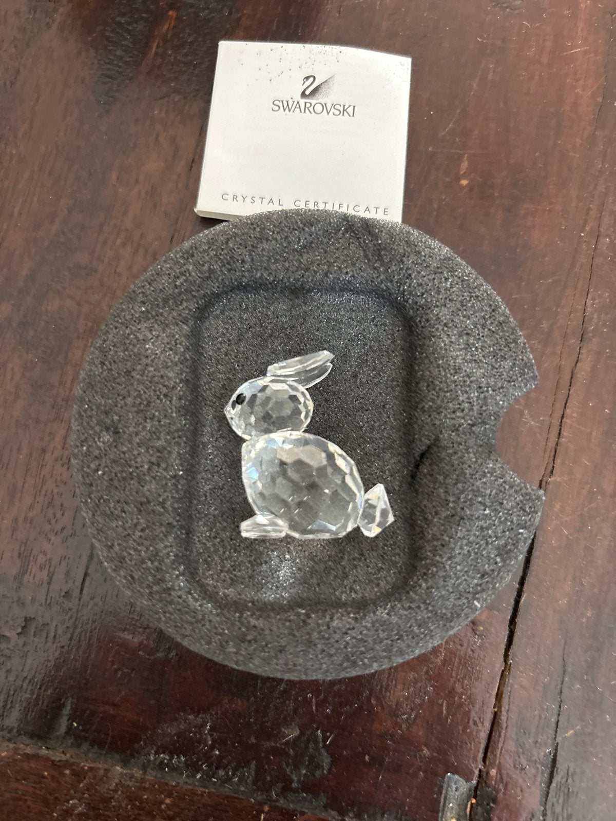 Swarovski Kristal Konijn Figuurtje - Nieuwstaat, Verzamelen, Swarovski, Ophalen of Verzenden, Zo goed als nieuw, Figuurtje