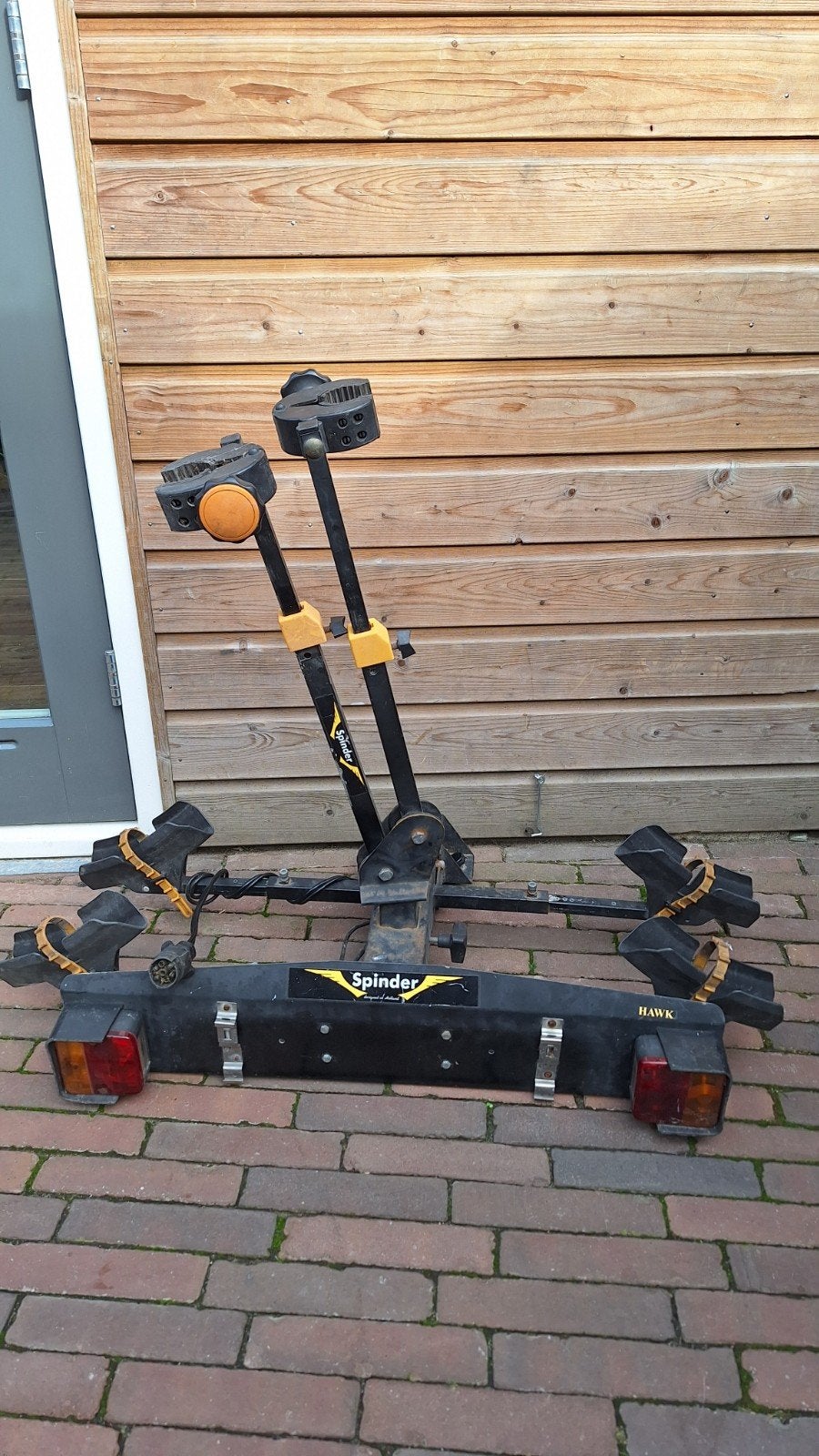 Spinder Hawk fietsendrager voor 2 fietsen, Ophalen, 2 fietsen, Gebruikt, Trekhaakdrager