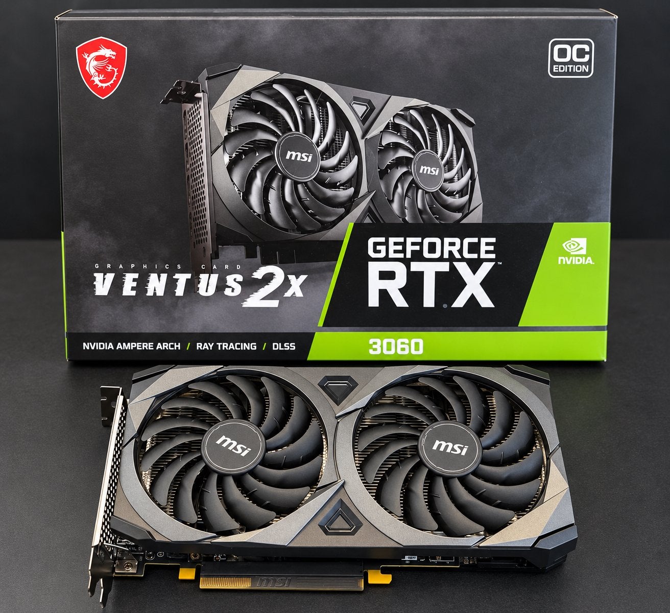 MSI GeForce RTX 3060 Ventus 2X OC Edition Grafische Kaart, Computers en Software, HDMI, GDDR6, PCI-Express 4, Ophalen of Verzenden