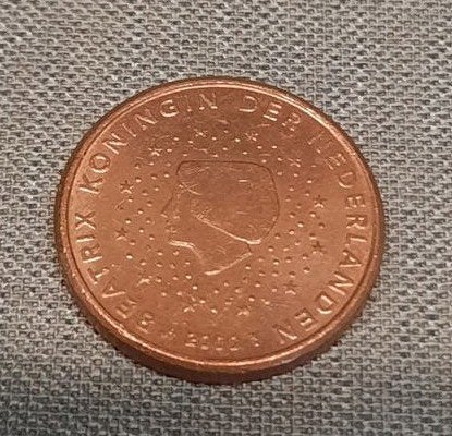 Nederlandse 1 eurocent munt Koningin Beatrix 2003, Postzegels en Munten, Munten | Nederland, Ophalen of Verzenden, Koningin Beatrix
