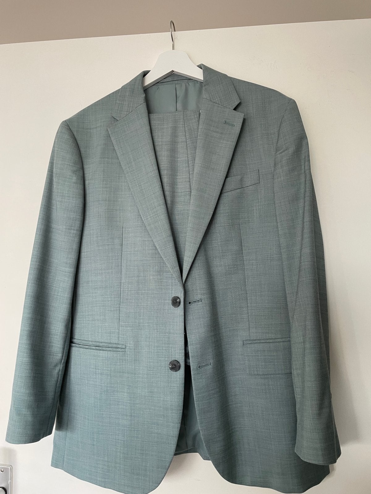 C&A Regular Fit Pak - Lichtgroen/Grijs - Maat 48/50 (M), Ophalen, Zo goed als nieuw, Maat 48/50 (M), Groen