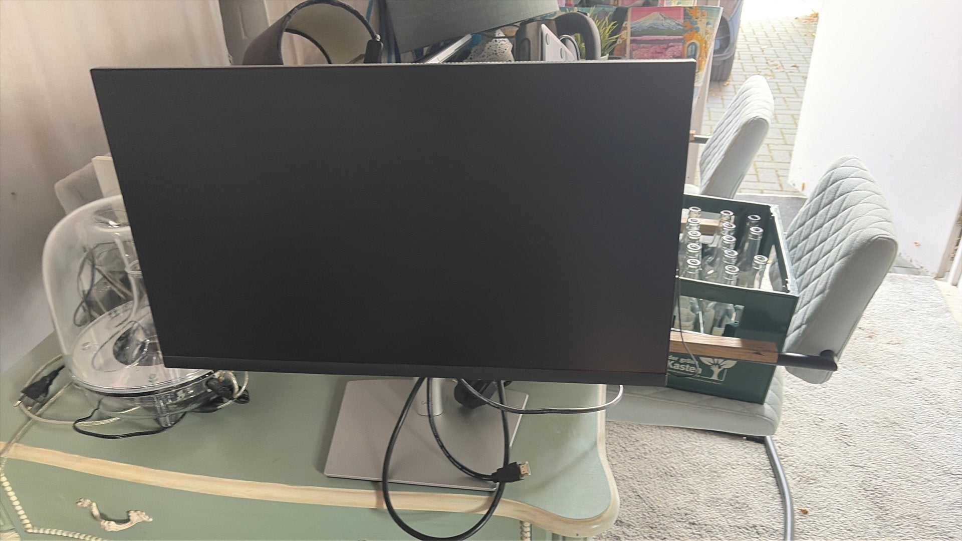 Beeldscherm 24 inch Dell, Computers en Software, Pc speakers, Ophalen, Zo goed als nieuw