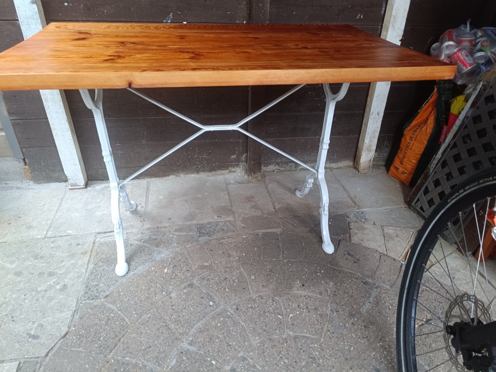 frans antieke gietijzer  (tuin)tafel, Ophalen