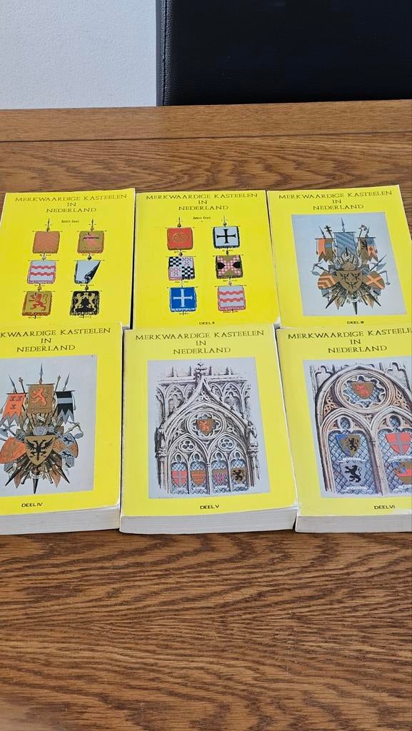 Merkwaardige Kasteelen in Nederland - 6-delige set, Ophalen of Verzenden, 19e eeuw, Gelezen, W.J. Hofdijk