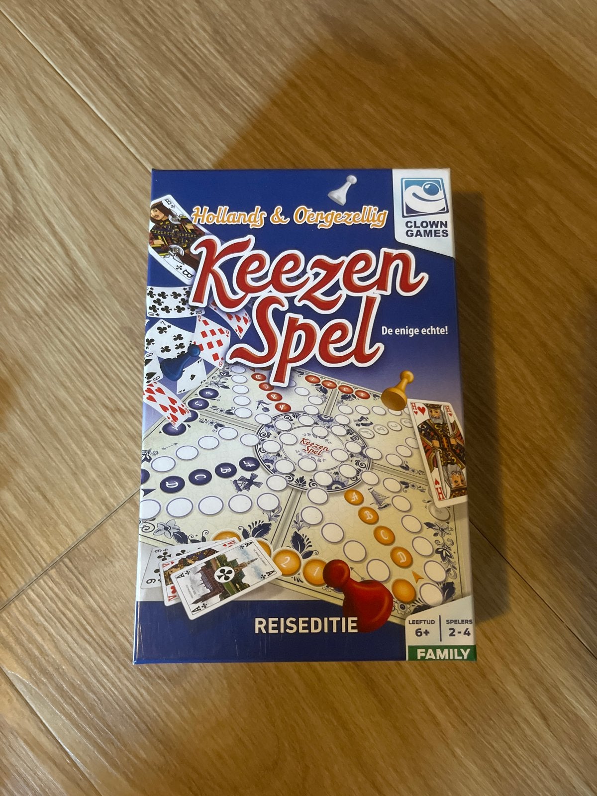 Keezen Spel Reiseditie - Hollands & Oergezellig, Hobby en Vrije tijd, Drie of vier spelers, Ophalen, Zo goed als nieuw, Reisspel
