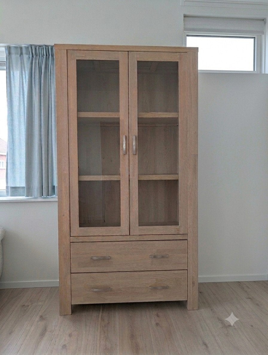 Gratis: Onbehandeld eiken kast met lades (reparatie nodig), Huis en Inrichting, Gebruikt, Eikenhout, Met lade(s), 150 tot 200 cm