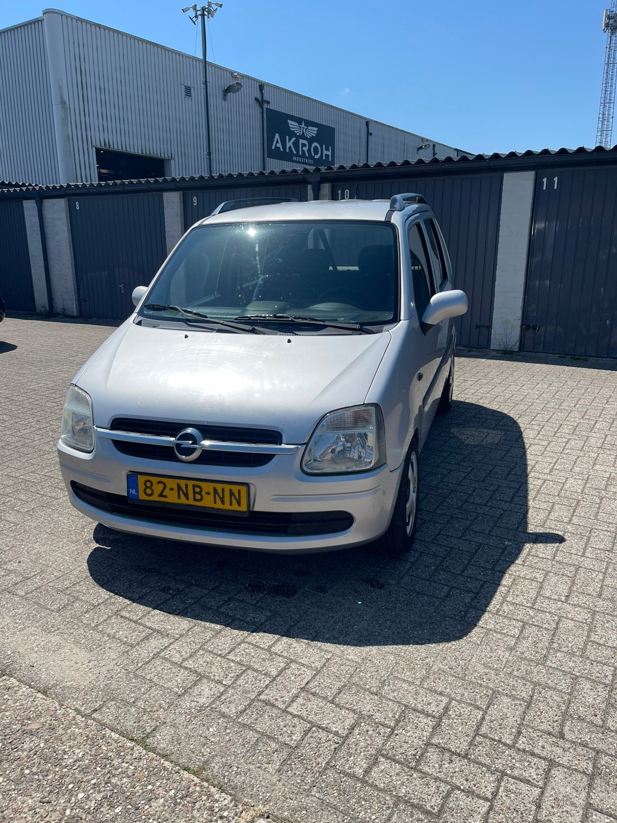 Opel Agila 1.2 I 16V 2003 Grijs airco nieuwe apk hoge instap, Auto's, Voorwielaandrijving, Origineel Nederlands, Bedrijf, Handgeschakeld