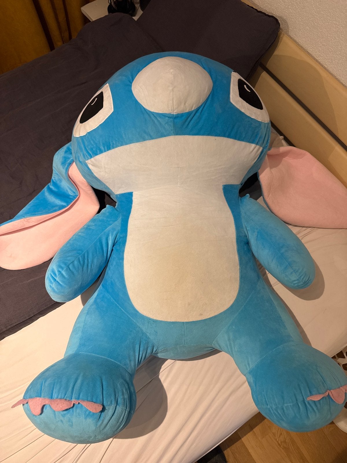 Hele grote knuffel Stitch - Disney Lilo & Stitch, Gebruikt, Disney, Overige typen, Blauw