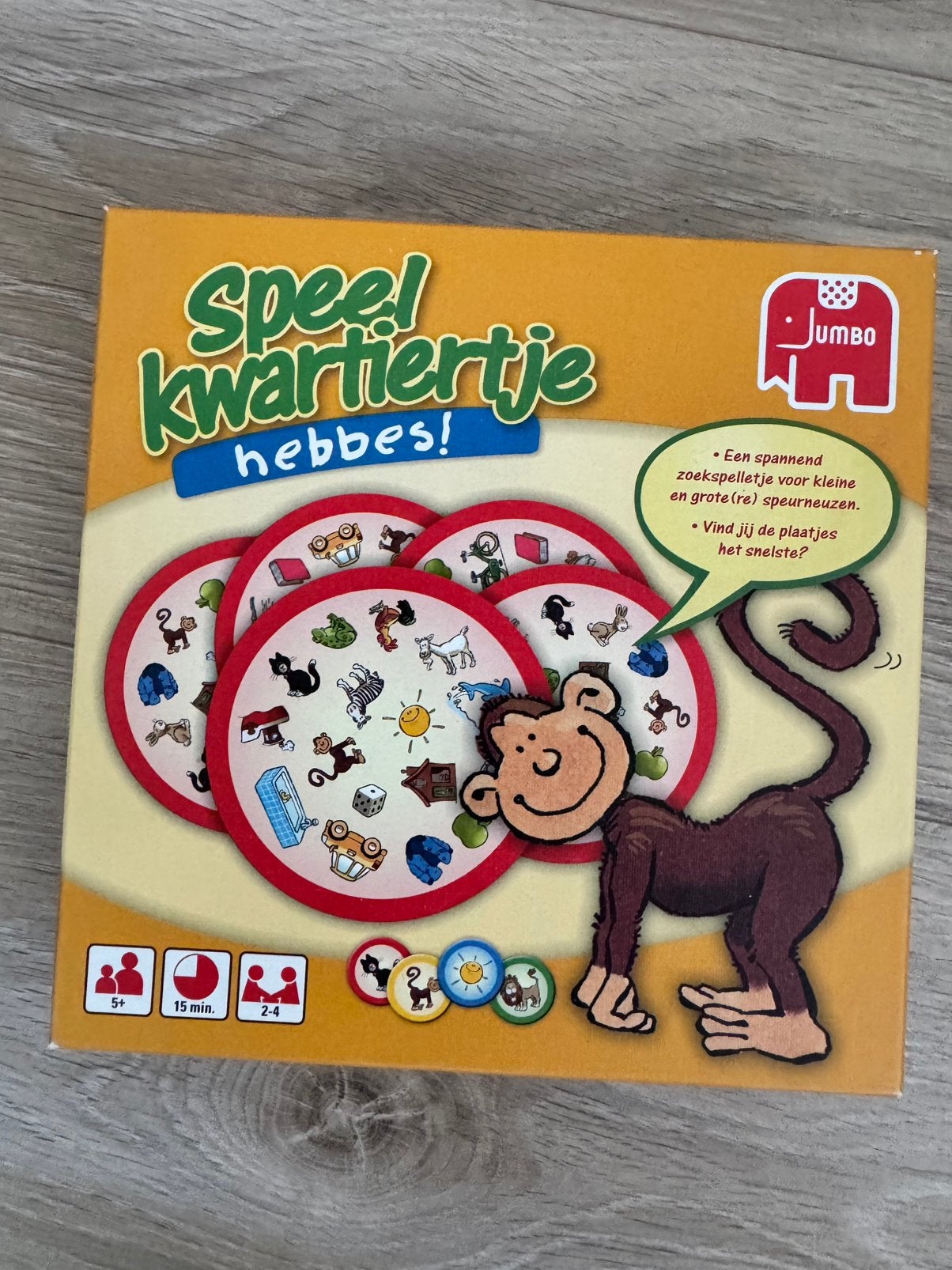 Speel kwartiertje hebbes!, Ophalen of Verzenden, Zo goed als nieuw
